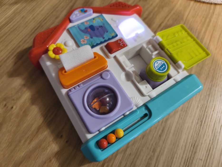 Dumel zręcznościowy domek zabawka sensoryczna interaktywna