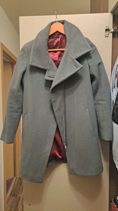Абсолютно Новое пальто-кардиган  ZARA весенее ...Шерстяное женское пал