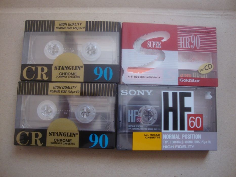 кассета stanglin chrom cr 90 /goldstar super hr-90 /sony hf 60
