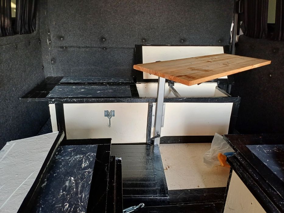 Movel camper van, arrumação camper van, módulo camper van