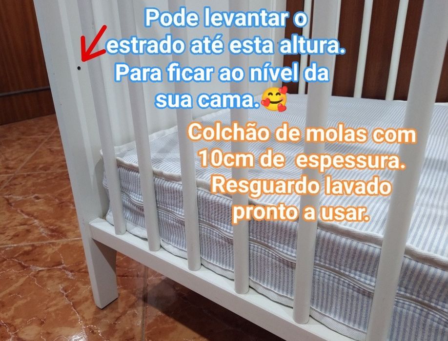 Berço cama para bebé IKEA casa quarto apartamento vivenda carro cozinha escritório gabinete sala.