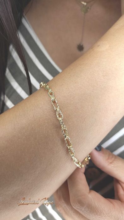 Złota bransoletka p.585/4,98g