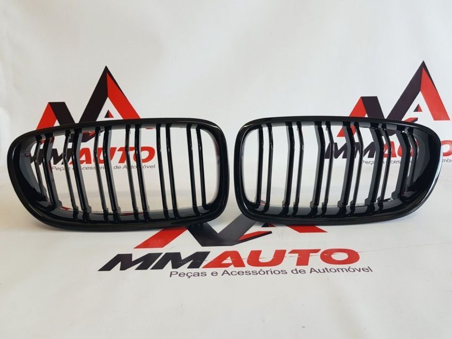 Grelhas BMW Série 5 F10 F11 Look M5 Preto Brilho