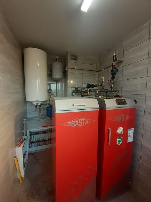 Hydraulik, ogrzewanie podłogowe, kotłownie gaz pellet eko groszek