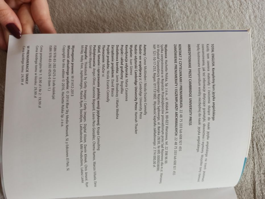 Total English + płyta + fiszki