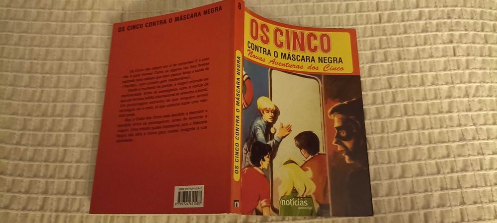 Livro de Enid Blyton coleção Os Cinco