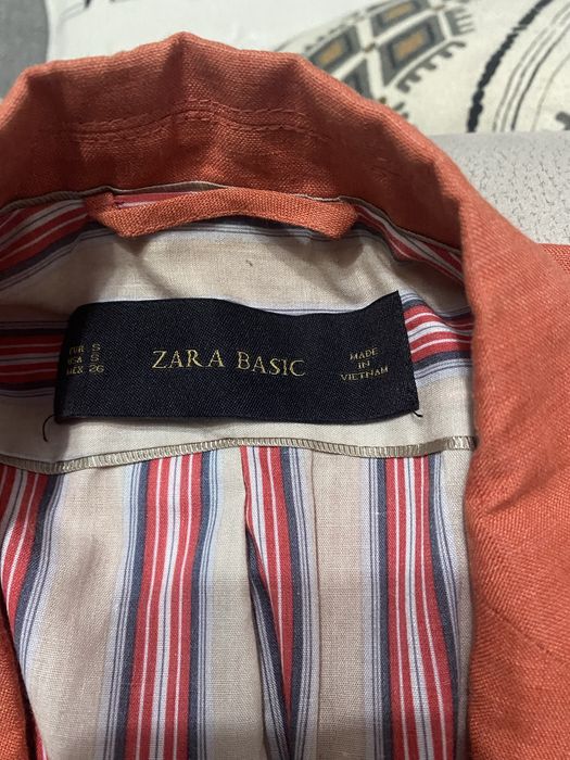 Blazer de linho zara