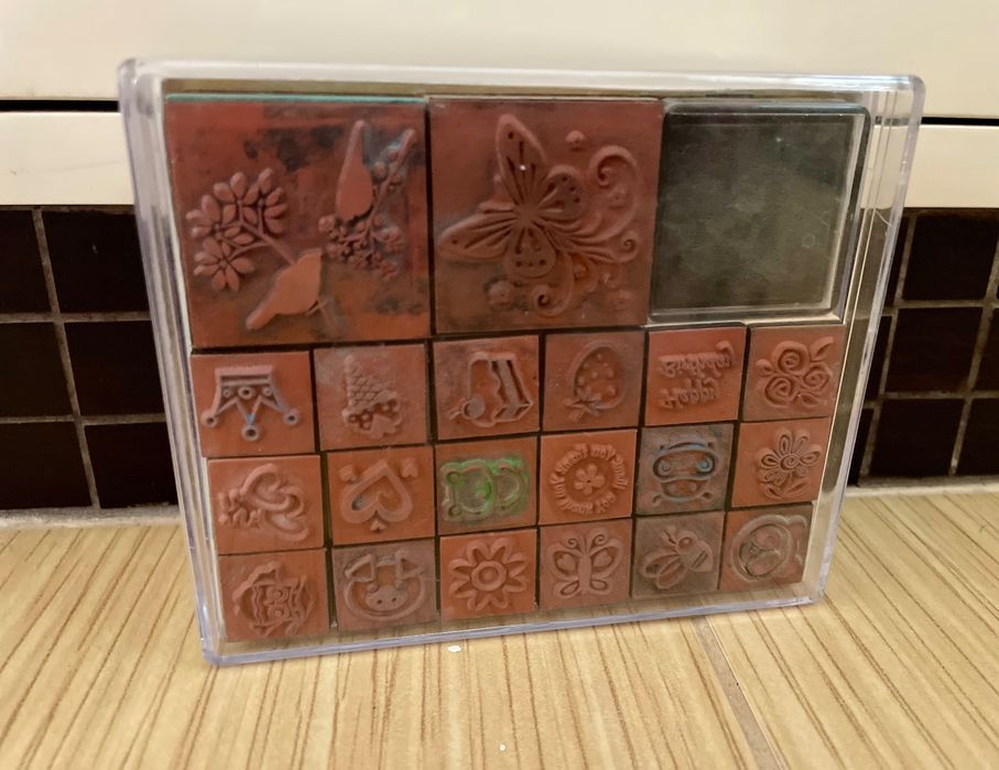 Zestaw pieczątek zabawka