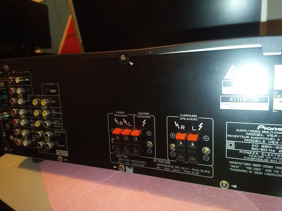 Amplificador Pioneer com radio mod VSX 409RDS com comando