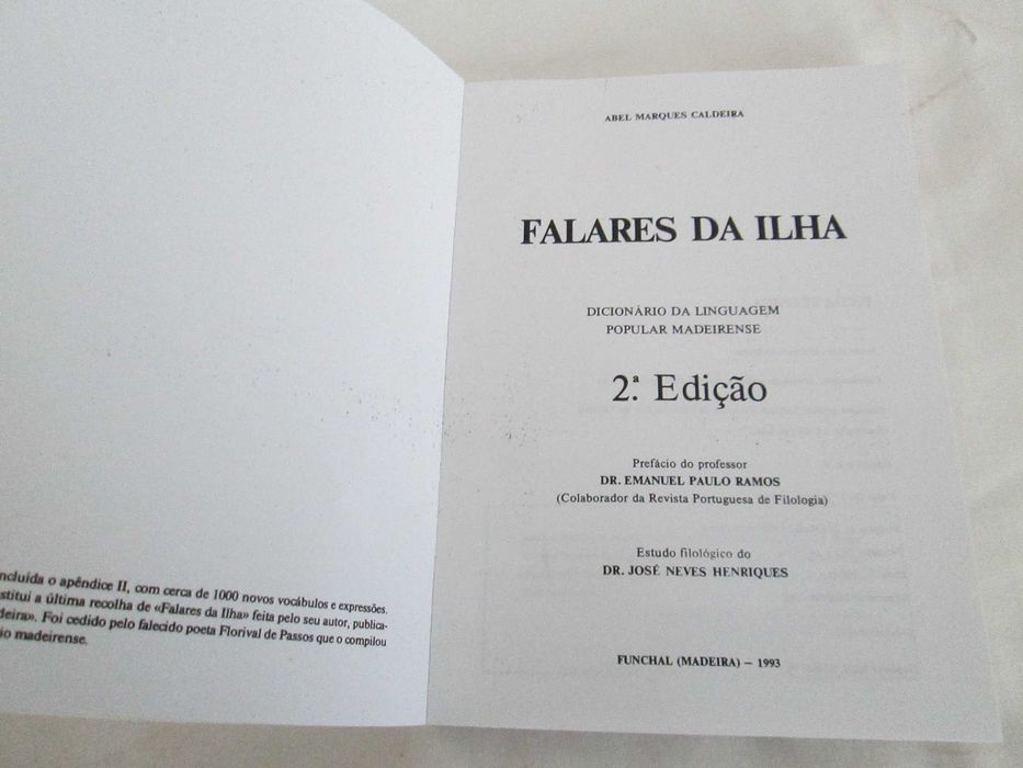 Falares da Ilha - 2ª edição