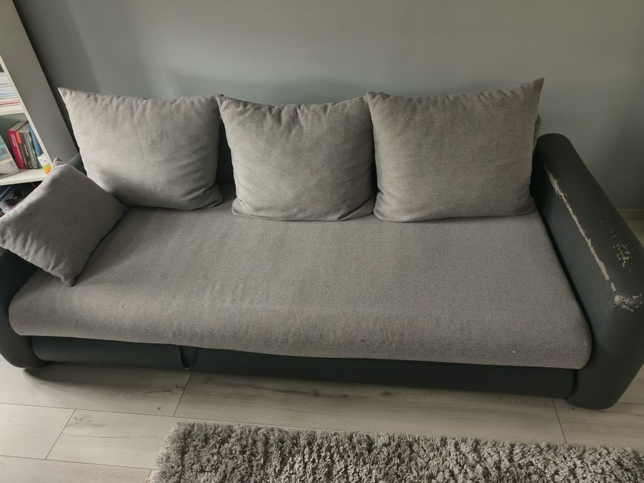 Sofa 3 osobowa z pojemnikiem na pościel