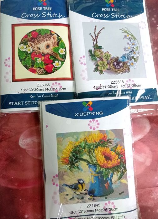 Вишивка хрестиком, рукодільні набори, багато сюжетів,вышивка крестиком