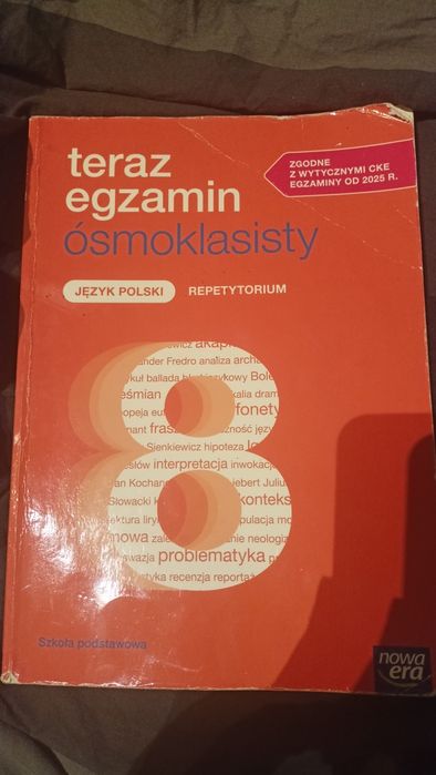 Teraz egzamin ósmoklasisty Język Polski Repetytorium Nowa Era 2025
