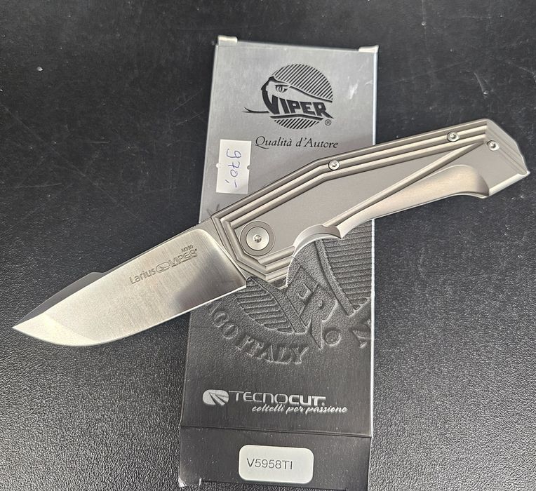 Nóż premium Viper Larius - tytan + m390