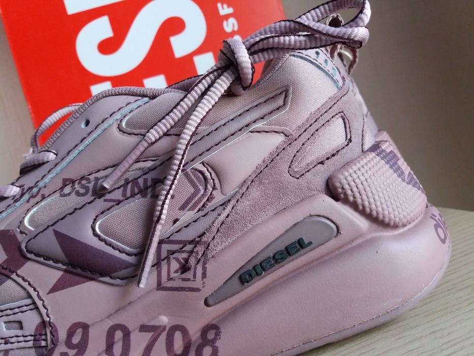 Diesel шкіра кожа текстиль кроссовки кросівки Нові 9.5US, 40.5, 26.5см