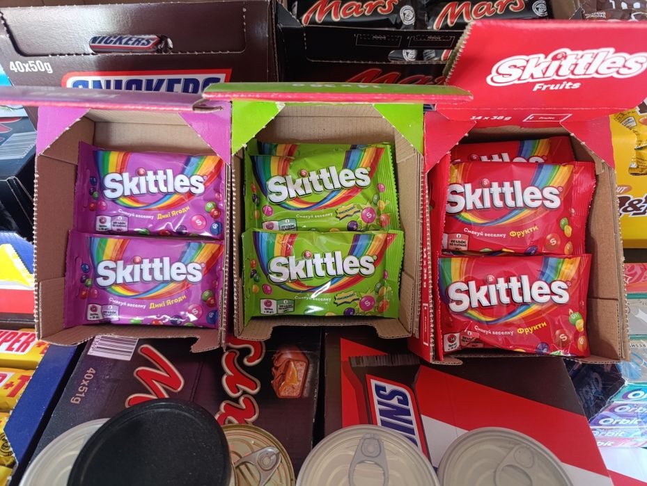 Продам Драже Skittles оптом Сникерс Марс Орбит Snickers Mars Orbit Twix Nuts