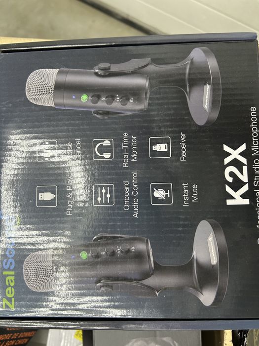 Mikrofony pojemnosciowe Zealsound K2X zestaw 2 sztuki