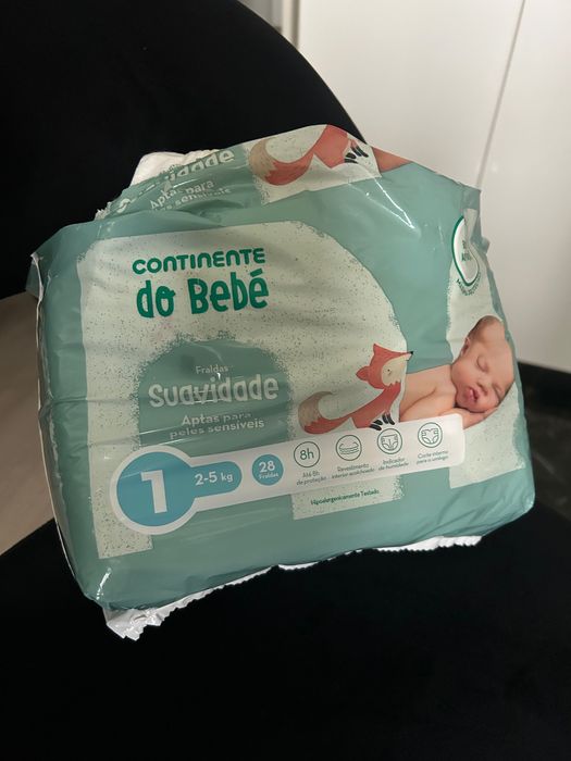 Fraldas rascal e continente