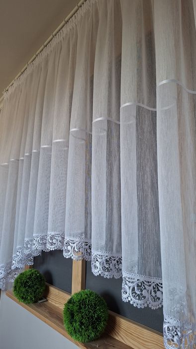 Firanka luk z gipiurą śliczna  PROMOCJA