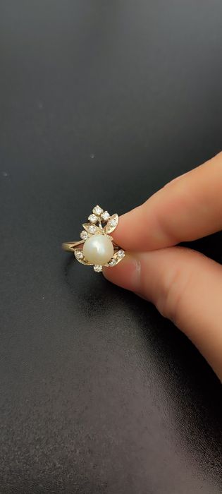Серебряное кольцо 875 проба