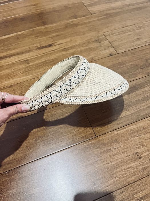 H&M pleciony daszek czapka opaska na lato