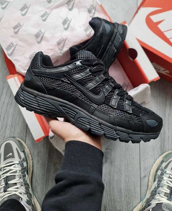 Кроссовки Мужские Nike P6000 Triple Black/Кросівки Чоловічі Найк