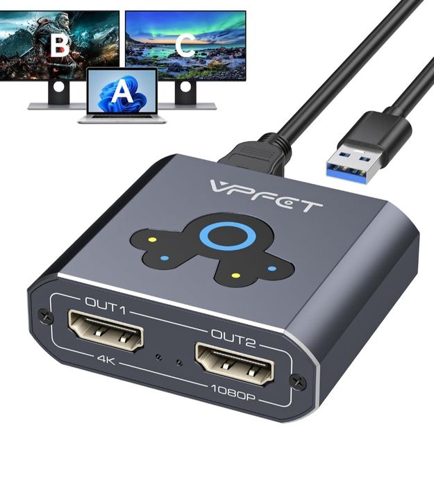 Rozdzielacz HDMI VEDINDUST Extend 4k