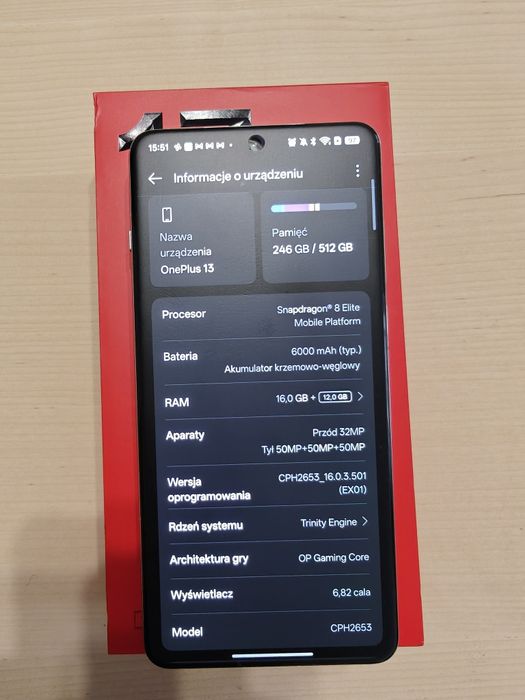 OnePlus 13 512 / 16 +12