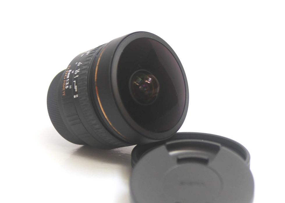 Lente Sigma 8mm Fisheye para Nikon em muito bom estado