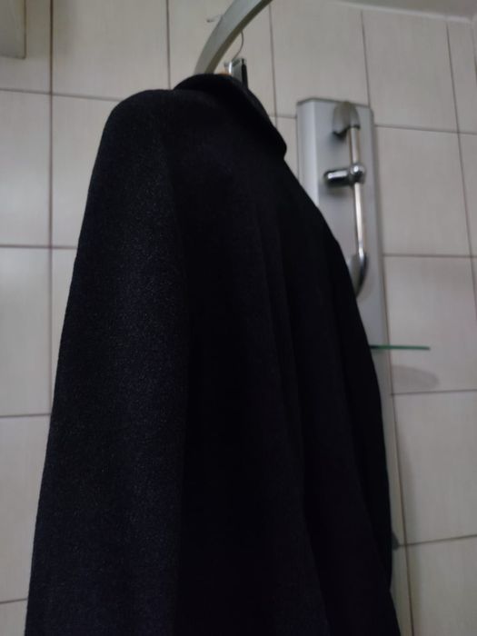 Kurtka płaszcz XL Gil Bret wełna kaszmir cashmere czarny 48 płaszczyk