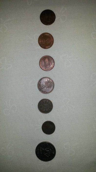 Moedas Antigas(vários paises)