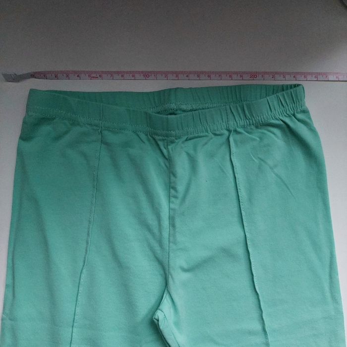 Legginsy włoskie dziecięce z kokardkami 128cm