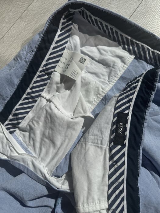 Лляні шорти Hugo Boss. (Льняные шорты boss) diesel, ralph lauren, tommy hilfiger, lacoste, calvin klein плавки, брюки, льон лён