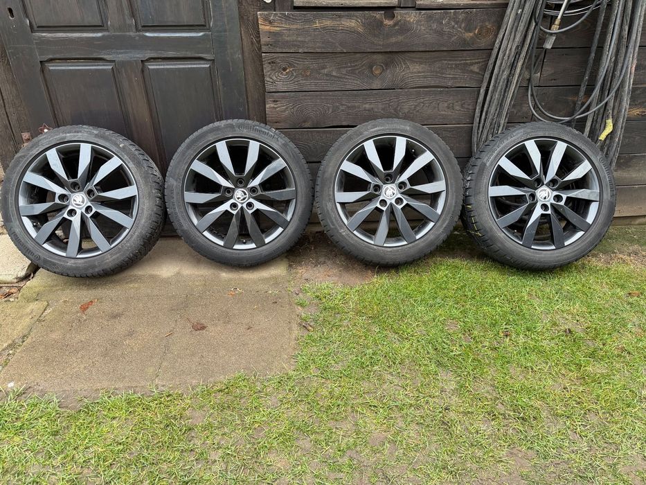 Felgi z oponami skoda Audi Vw 17 cali