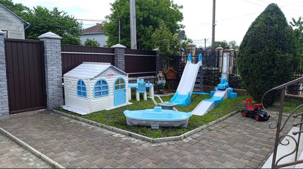Розпродаж склада! Дитячий майданчик горка будиночок пісочниця