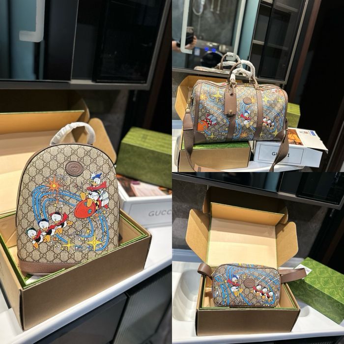 Рюкзак gcc louis vuitton disney бежевый унисекс женский