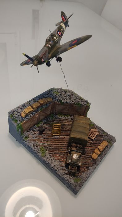 Diorama da Segunda Guerra Mundial