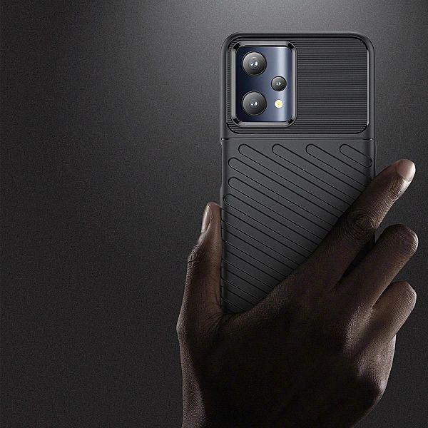 Thunder Case elastyczne pancerne etui pokrowiec Realme 9 Pro czarny