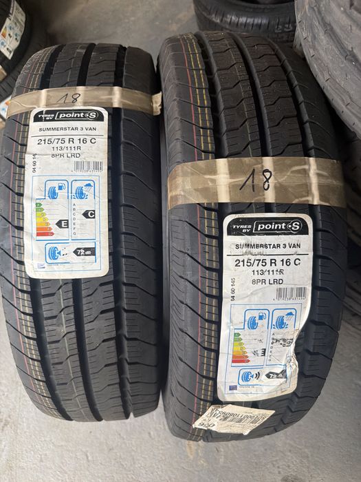 2 nowe opony letnie 215/75/16C Points Summerstar 3 Van