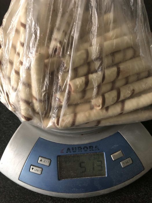 Трубочки вафельные с начинкой