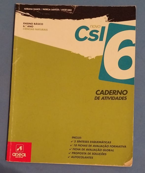 Caderno de atividades de Ciências da Natureza do 6°ano