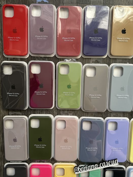 Premium Чохол Silicone case для iPhone 12 | Чехол на Айфон 12 pro
