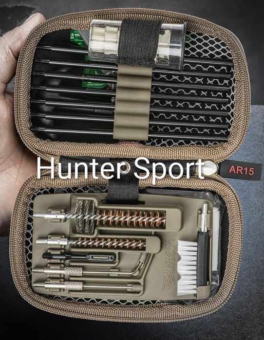 Набор Real Avid Gun Boss 20 в 1 для чищення нарізної зброї. Набір для чистки нарезного оружия АК АР серії Sig Sauer Colt Cz Bren та інших оригінал