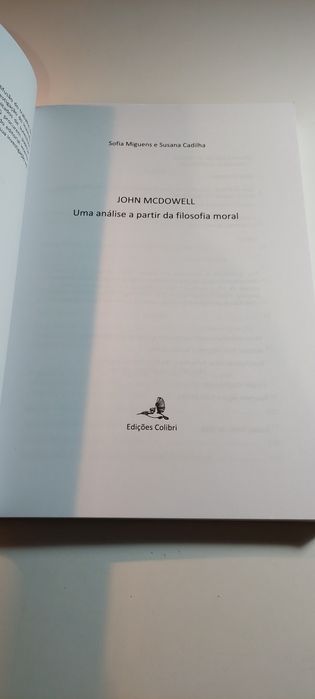John McDowell, Uma Análise a Partir da Filosofia Moral (2014)