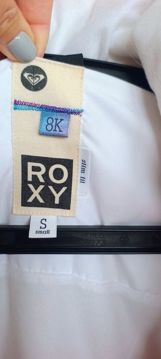 Roxy r. S 36 kurtka narciarska wzór norweski piękna lekka wygodna