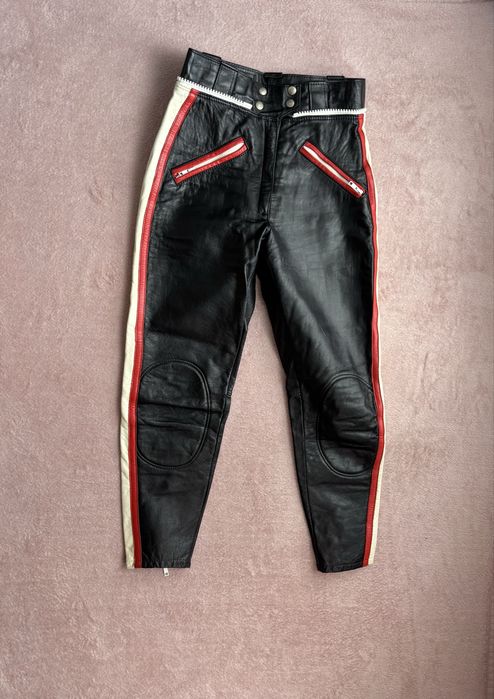 Furygan skórzane spodnie motocyklowe Vintage skóra W28/S