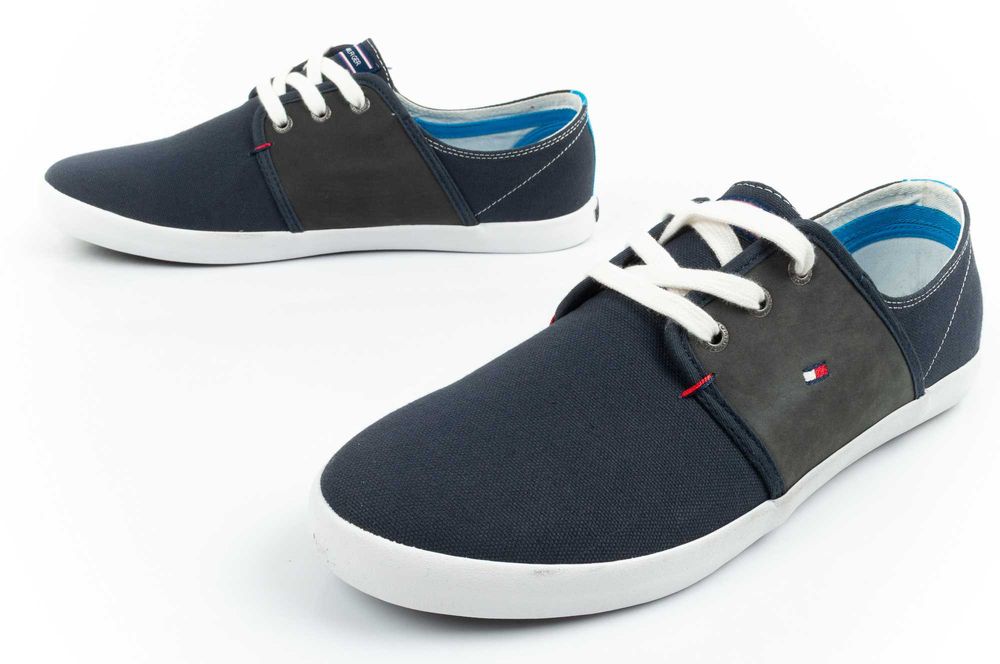 Tommy Hilfiger buty sportowe trampki modne wygodne niebieskie r. 41-46