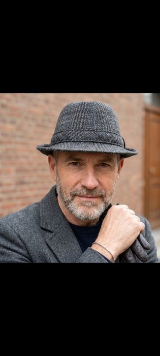 Мужская шляпа Henry Stanley (Bond Street London), шерсть р.54