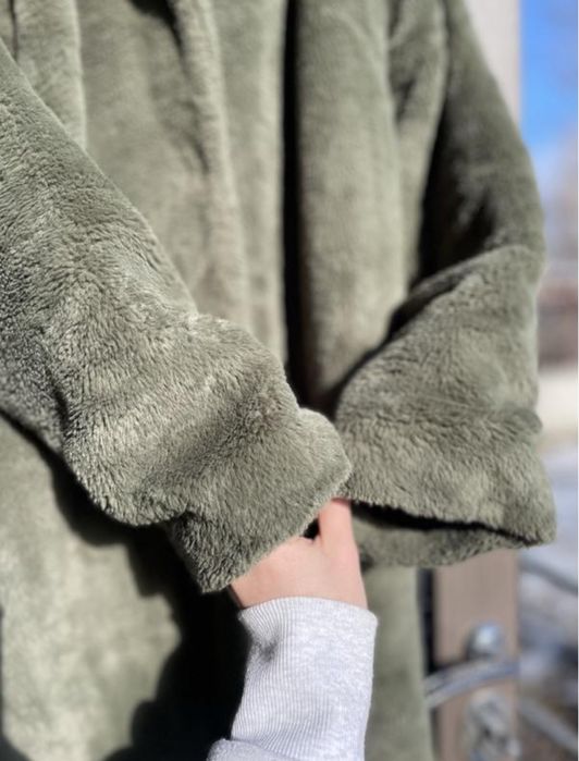 Шуба з штучного хутра mango