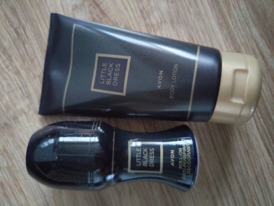 Zestaw Balsam i kulka antyperspirant Little Black Dress Avon nowe